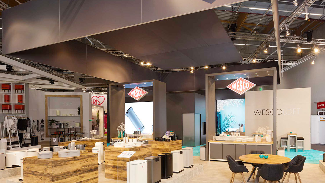 MA Messestand mit Wirkung WESCO