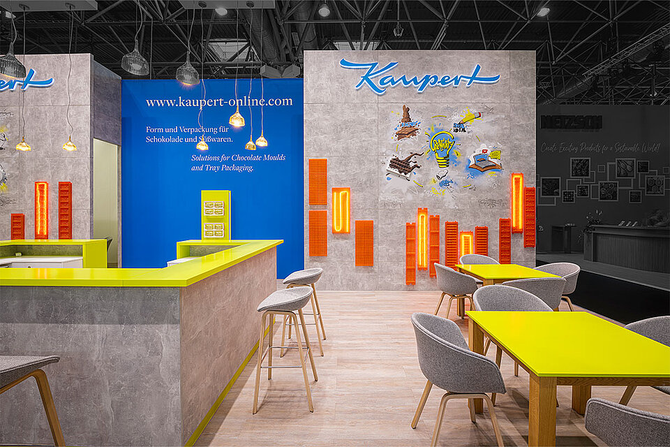 Referenz Messestand Teilsystembau Kaupert Einrichtung